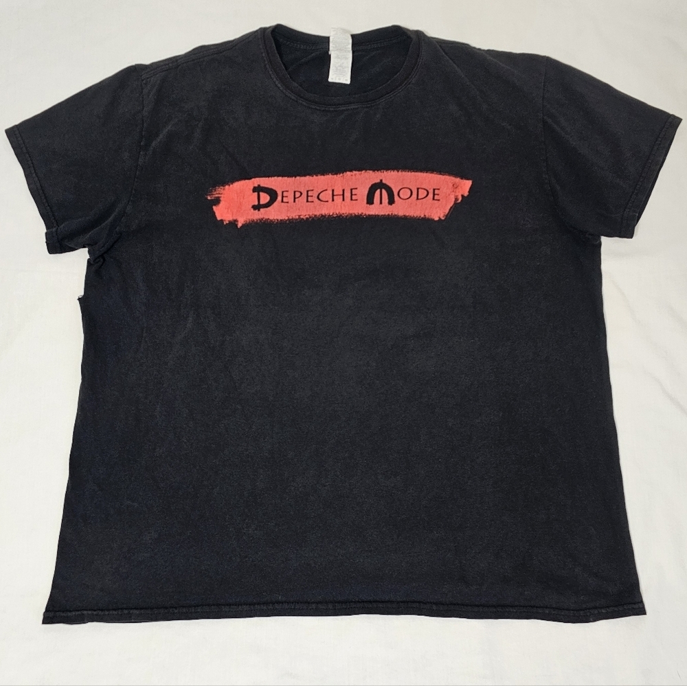 Depeche Mode Global Spirit Tour 2017 Band T-Shirt Gildan Black XL Vtg Rock
